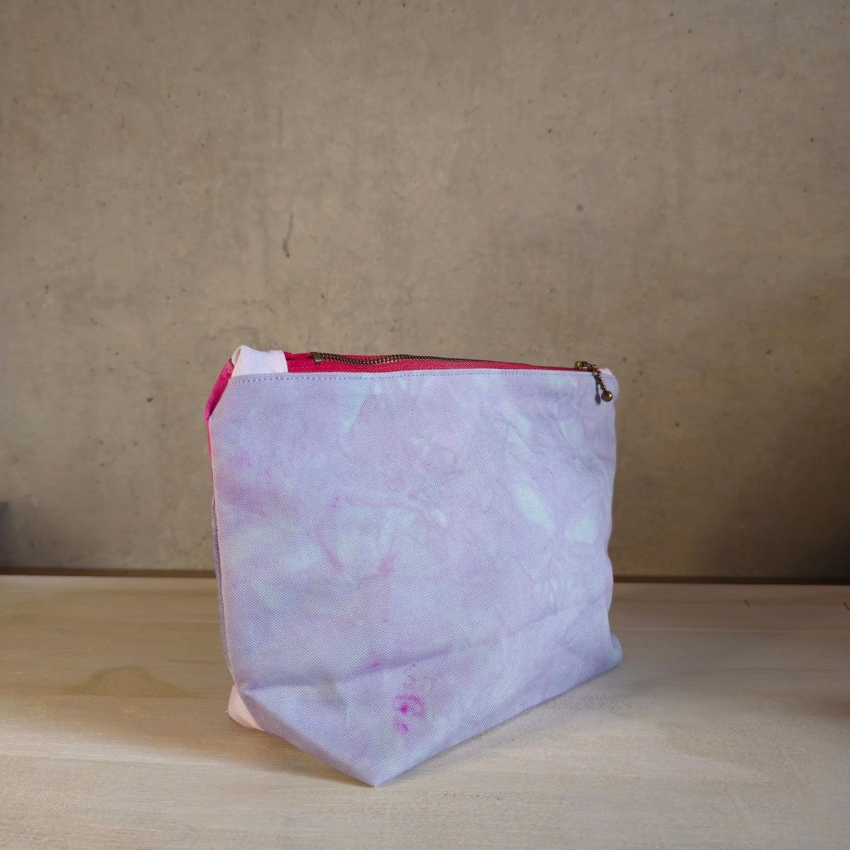 Patchwork Pouch Dama - Fucsia-La Cave à Laine